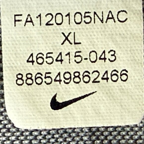 Nike Dry-Fit Gray Element Stripe 1/2-Zip Running Pull Over - Mens XL - Picture 5 of 5